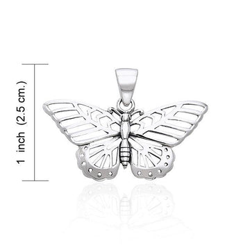 Silver Butterfly Pendant TPD1151 - Jewelry